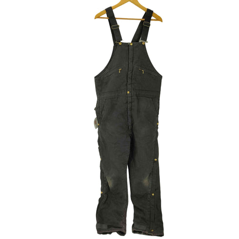 キー KEY POLAR KING  裏地 キルティング ダック地 中綿 サイド ジップ ボタン ペインター オーバーオール ツナギ ビックサイズ メンズ